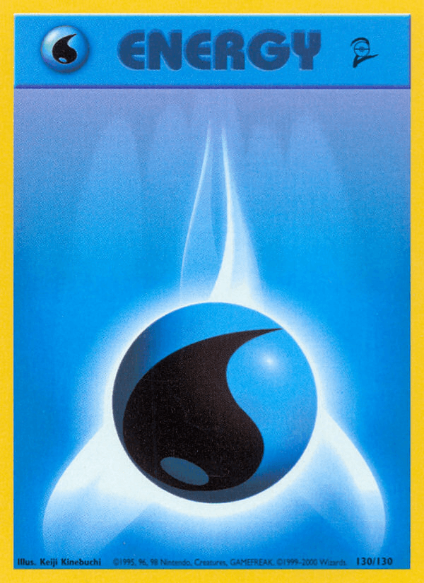 Water Energy artwork — Base Set 2 130/130