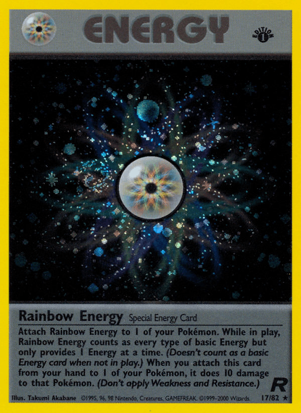 Rainbow Energy artwork — Team Rocket 17/83