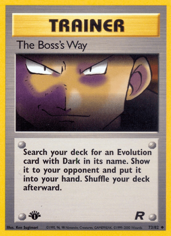 The Boss's Way — Team Rocket 73/83