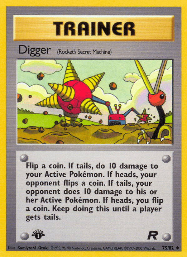 Digger artwork — Team Rocket 75/83
