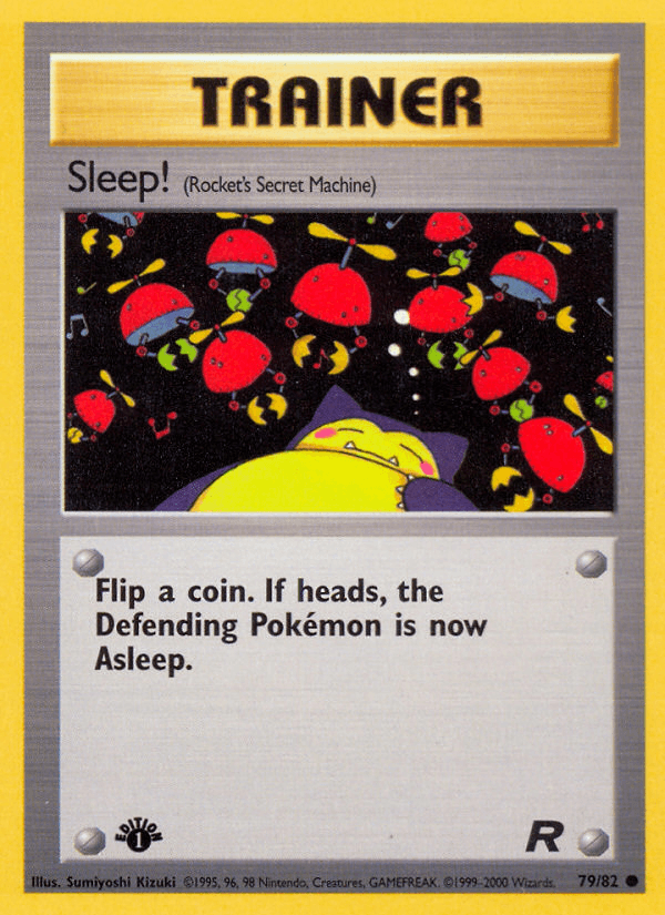 Sleep! artwork — Team Rocket 79/83