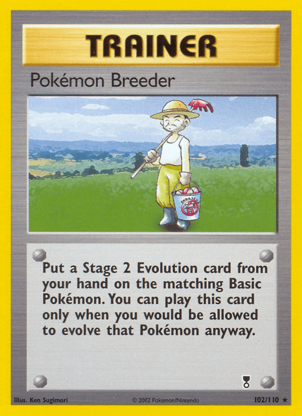 Pokémon Breeder artwork — Legendary Collection 102/110