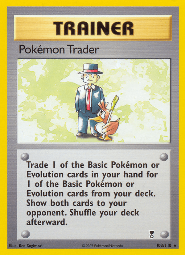 Pokémon Trader artwork — Legendary Collection 103/110