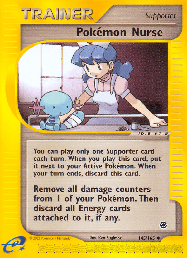 Pokémon Nurse — Expedition Base Set 145/165