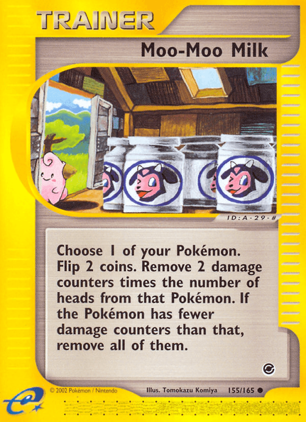 Moo-Moo Milk artwork — Expedition Base Set 155/165