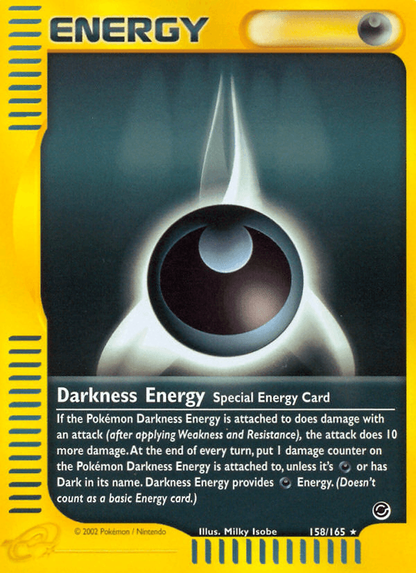 Darkness Energy artwork — Expedition Base Set 158/165