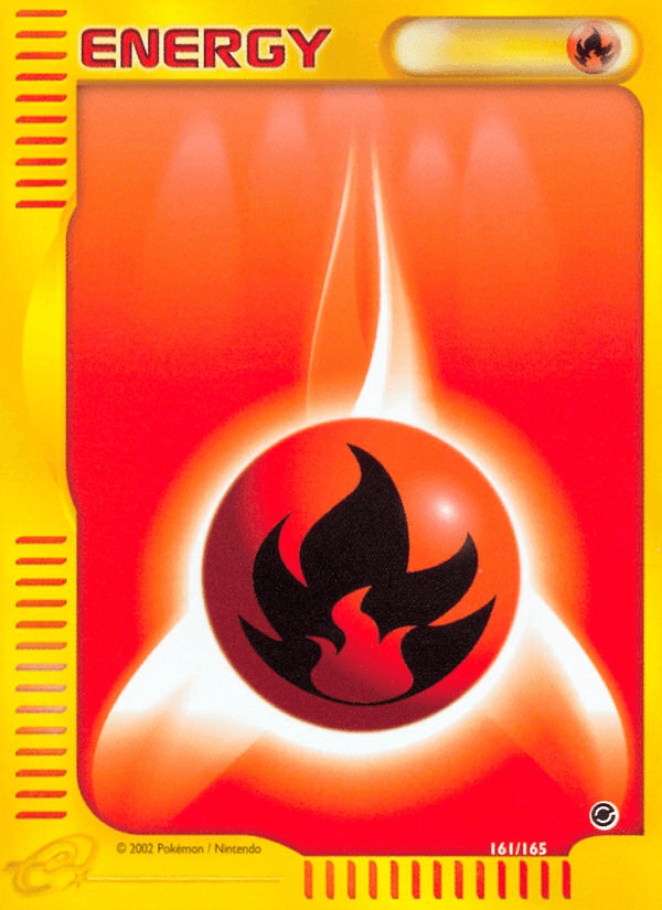 Fire Energy artwork — Expedition Base Set 161/165