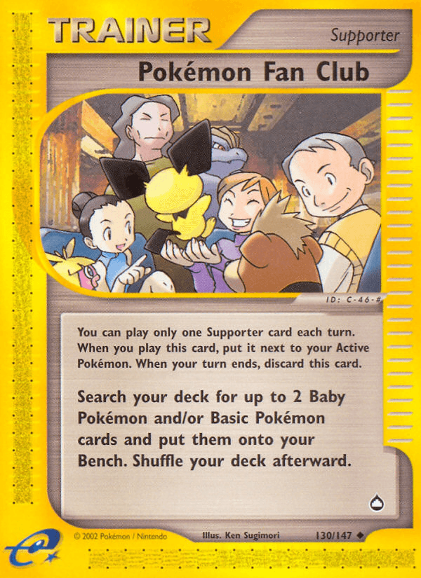 Pokémon Fan Club — Aquapolis 130/182