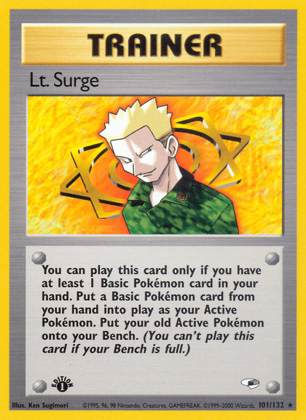 Lt. Surge — Gym Heroes 101/132