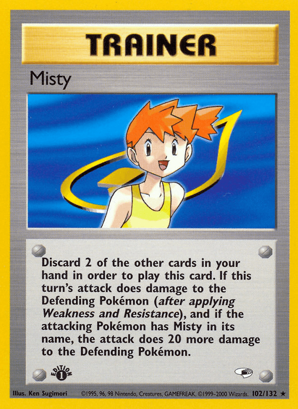 Misty artwork — Gym Heroes 102/132