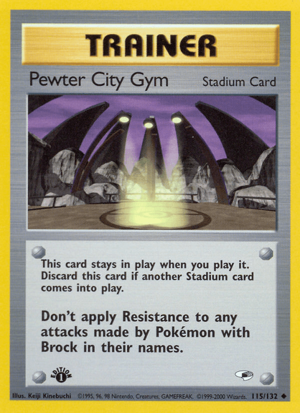 Pewter City Gym — Gym Heroes 115/132