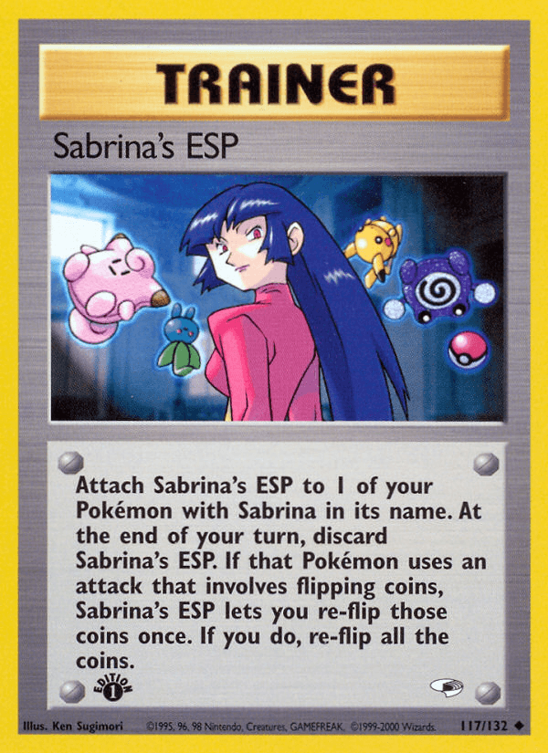 Sabrina's ESP artwork — Gym Heroes 117/132