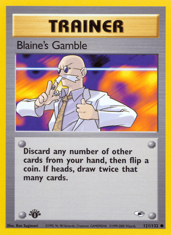 Blaine's Gamble artwork — Gym Heroes 121/132