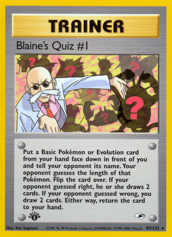 Blaine's Quiz #1 — Gym Heroes 97/132