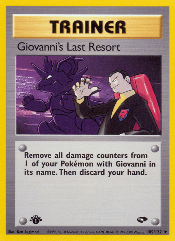 Giovanni's Last Resort artwork — Gym Challenge 105/132