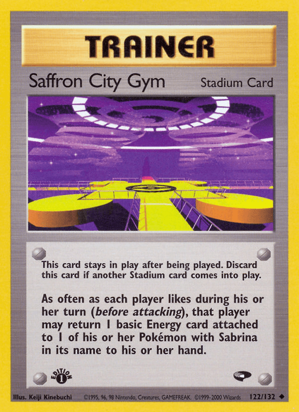 Saffron City Gym artwork — Gym Challenge 122/132