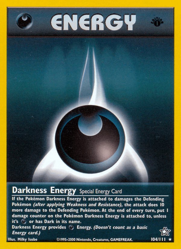 Darkness Energy artwork — Neo Genesis 104/111