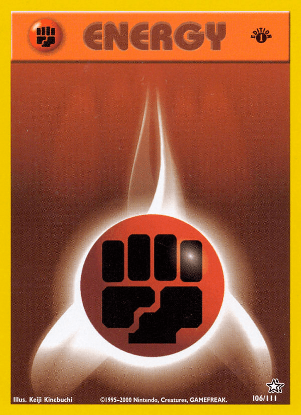 Fighting Energy artwork — Neo Genesis 106/111