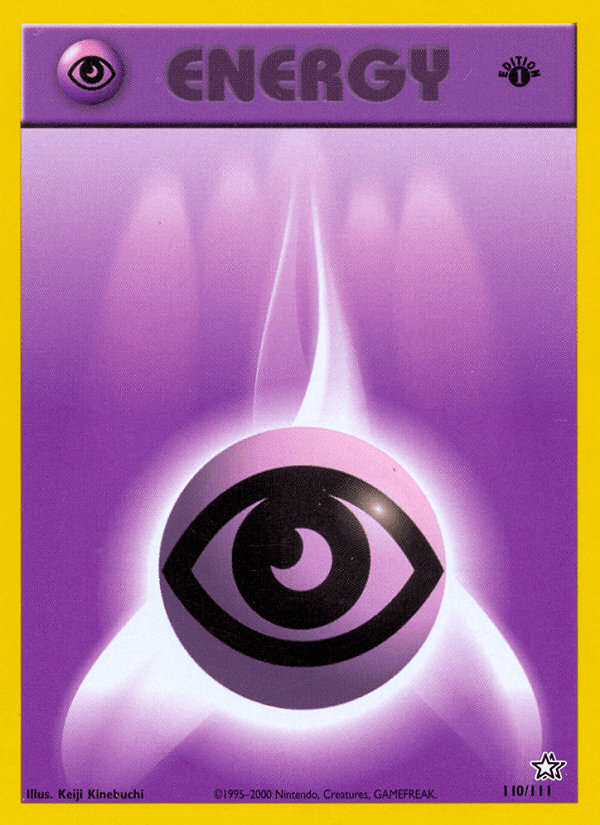 Psychic Energy artwork — Neo Genesis 110/111