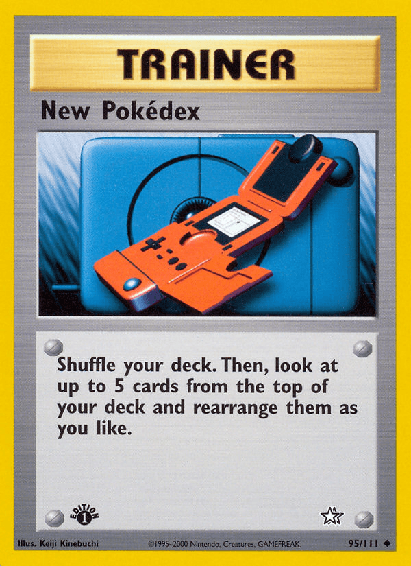 New Pokédex artwork — Neo Genesis 95/111