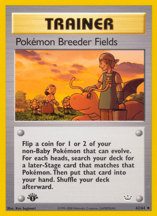 Pokémon Breeder Fields — Neo Revelation 62/66