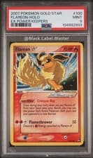 2007 Pokemon Gold Star EX Flareon Power Keepers Holo #100 - PSA 9 - (10 CERT)