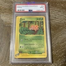 PARAS 2003 E-Reader Pokemon Aquapolis Card 99/147 PSA 9 Mint TCG