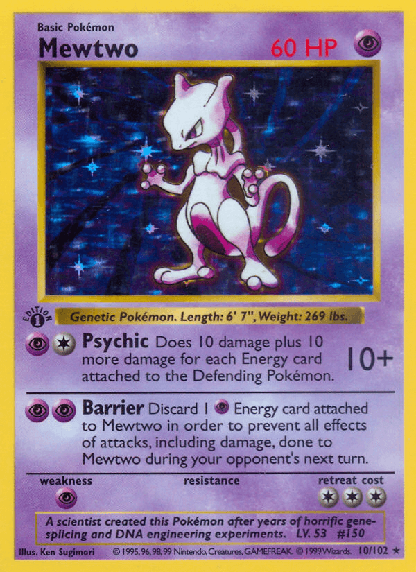 Mewtwo — Base 10/102