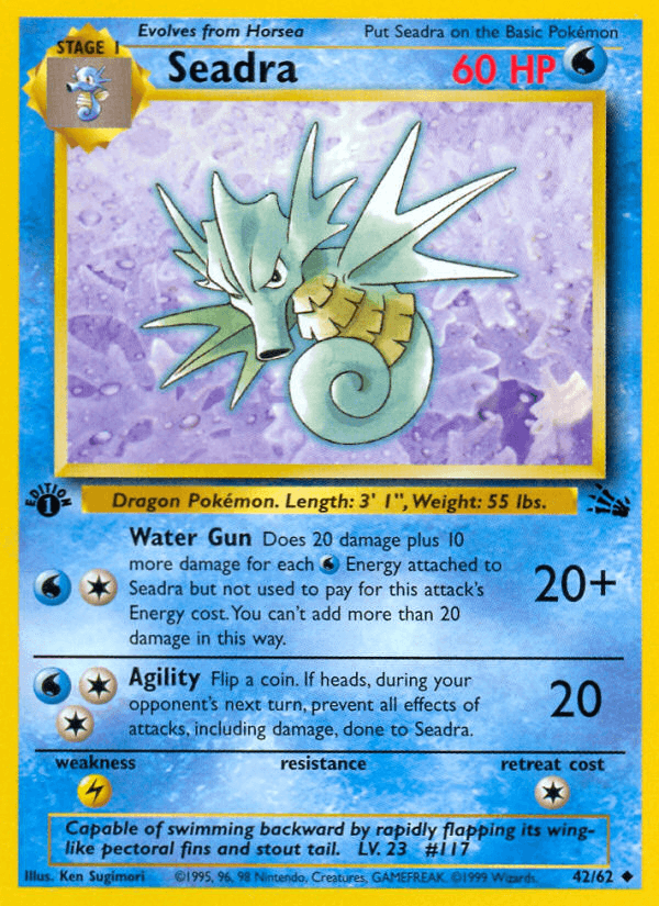 Seadra artwork — Fossil 42/62