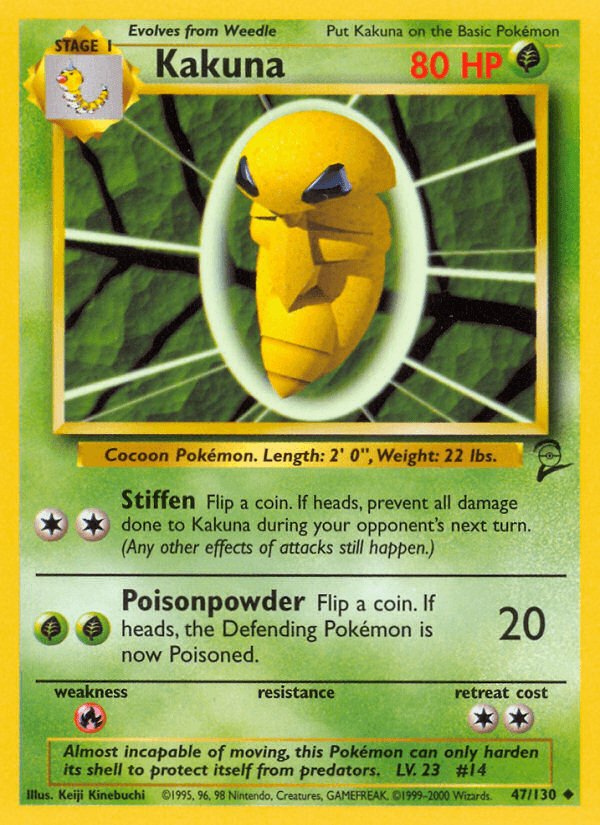 Kakuna — Base Set 2 47/130