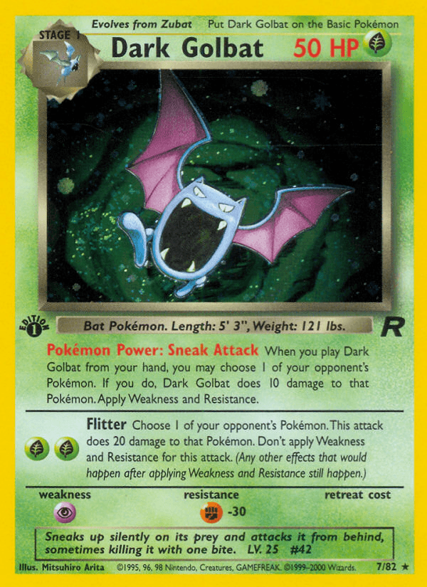 Dark Golbat — Team Rocket 7/83