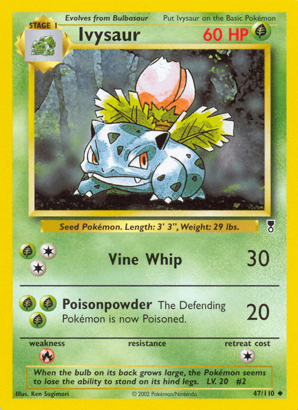 Ivysaur artwork — Legendary Collection 47/110