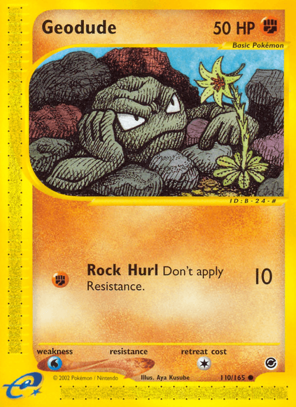 Geodude artwork — Expedition Base Set 110/165