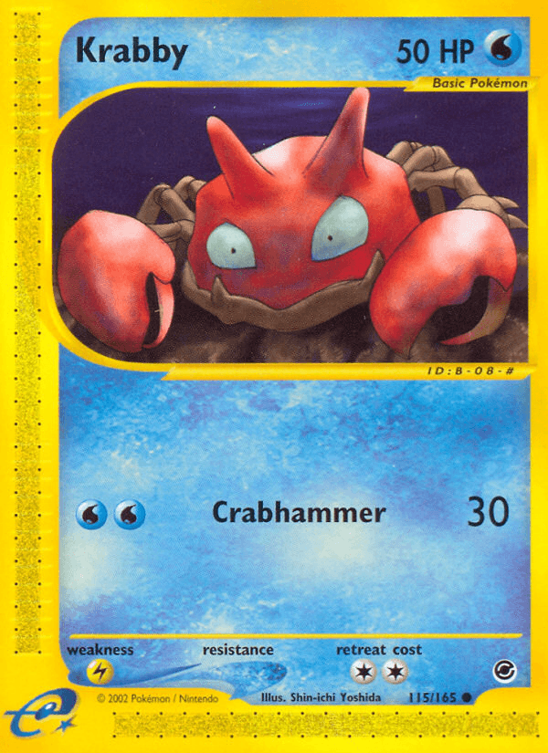 Krabby artwork — Expedition Base Set 115/165