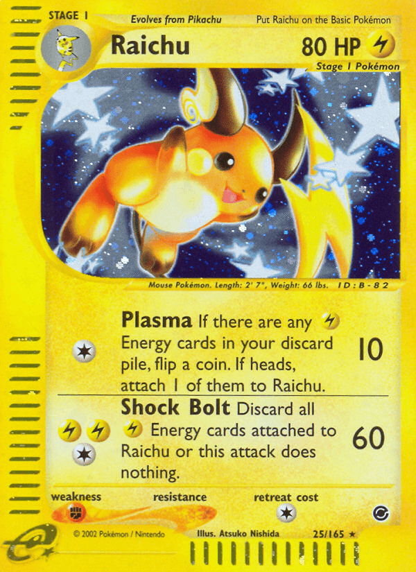 Raichu artwork — Expedition Base Set 25/165