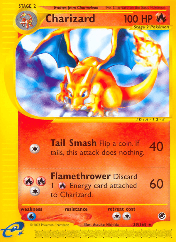 Charizard artwork — Expedition Base Set 39/165