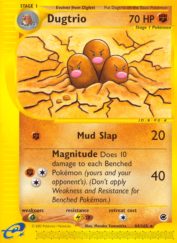 Dugtrio — Expedition Base Set 44/165