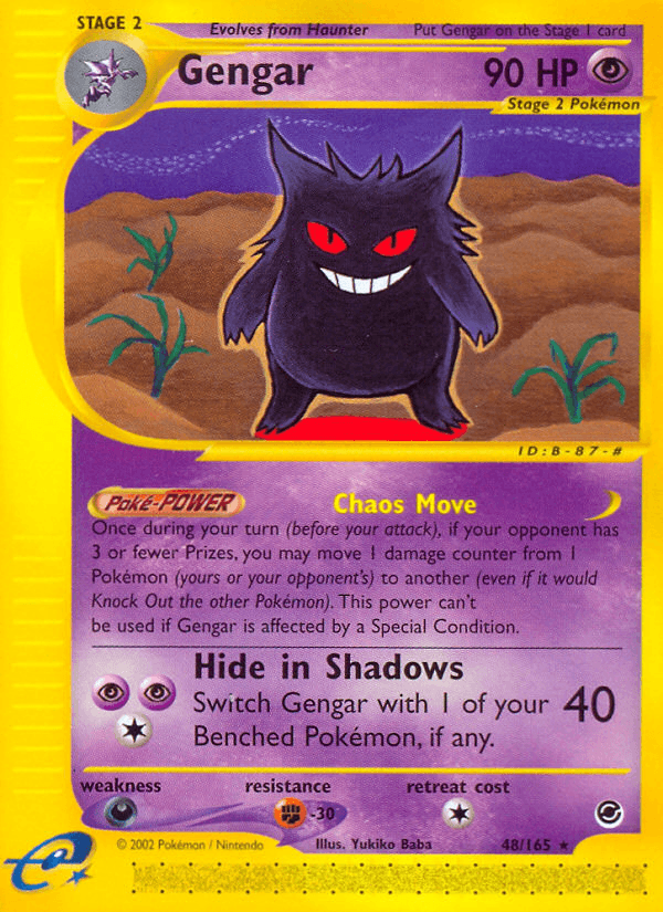 Gengar — Expedition Base Set 48/165