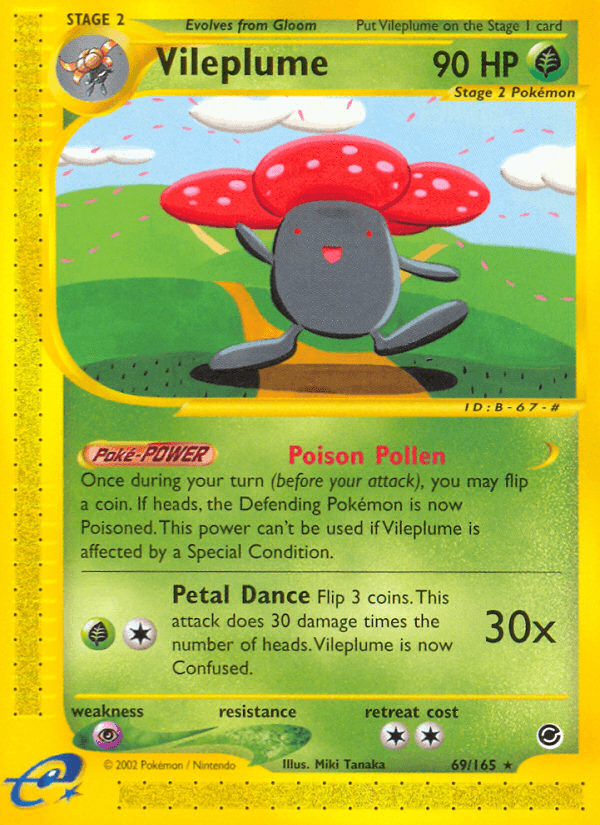 Vileplume artwork — Expedition Base Set 69/165