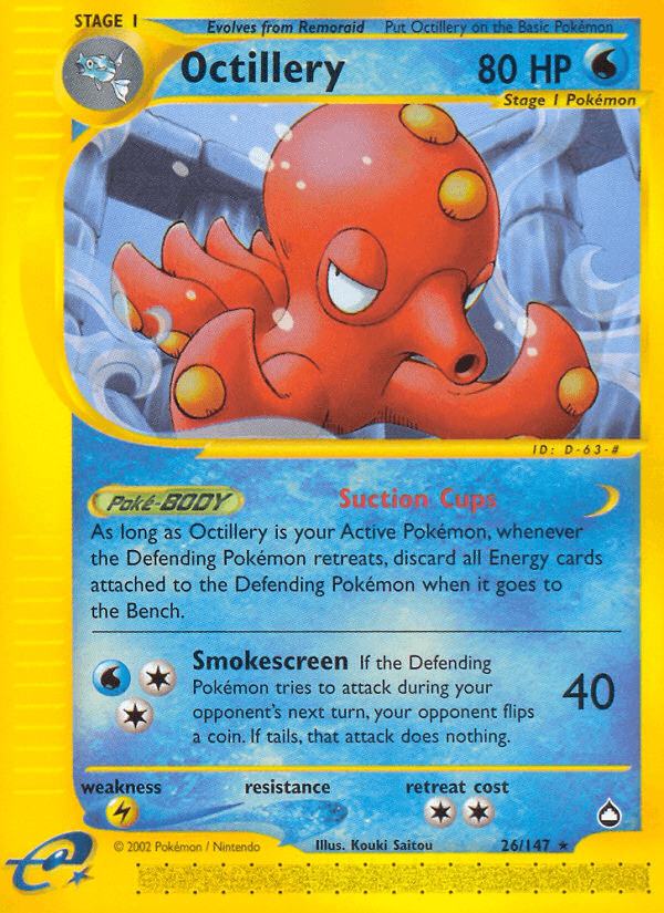 Octillery — Aquapolis 26/182