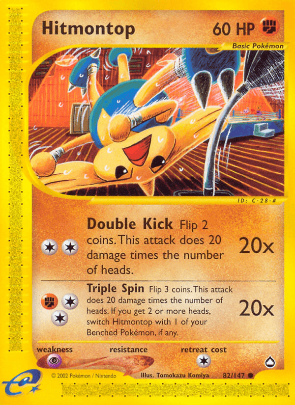 Hitmontop — Aquapolis 82/182