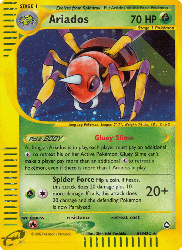 Ariados artwork — Aquapolis H3/182