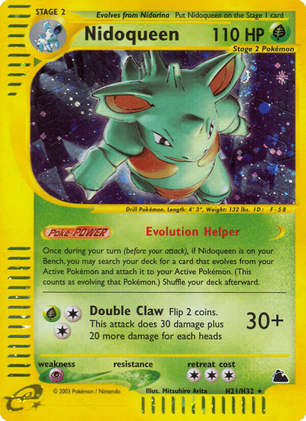 Nidoqueen — Skyridge H21/182