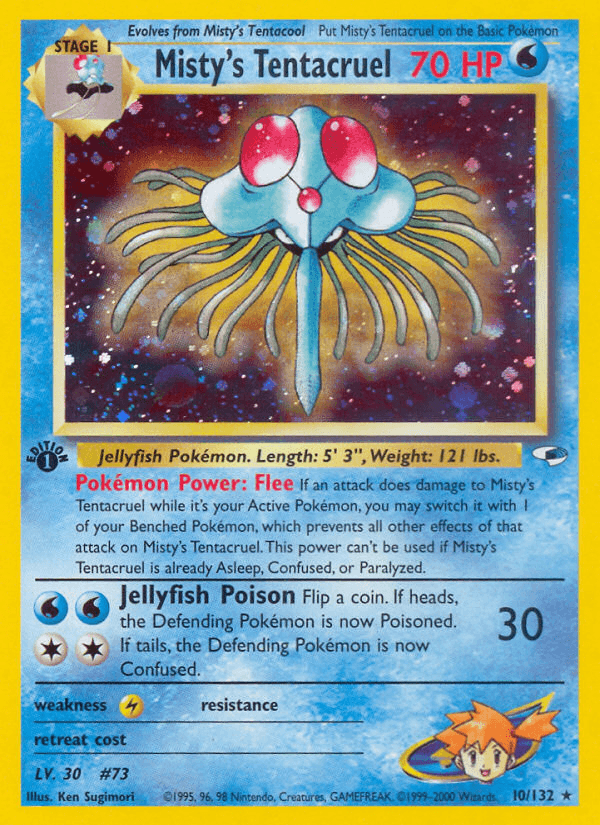 Misty's Tentacruel artwork — Gym Heroes 10/132