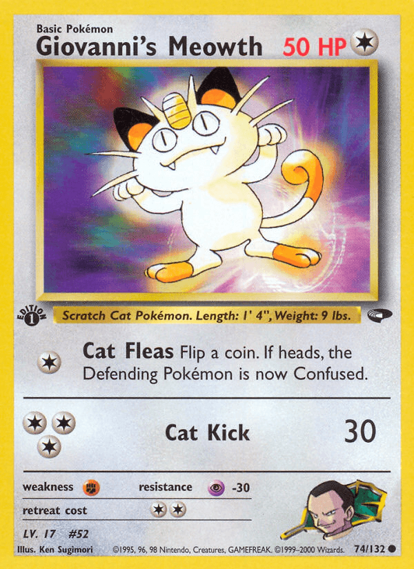 Giovanni's Meowth — Gym Challenge 74/132