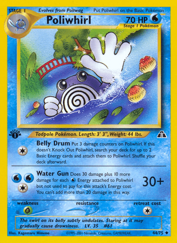Poliwhirl — Neo Discovery 44/75